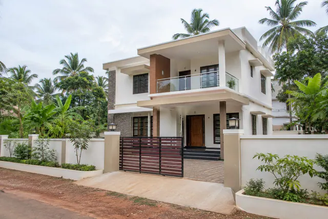 Residential house in a green Nagercoil neighbourhood